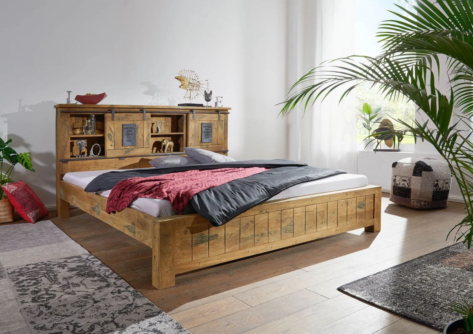 Massief houten bedden 200x200